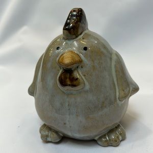 Farm House Fat Chicken Ceramic Pottery Figurine
